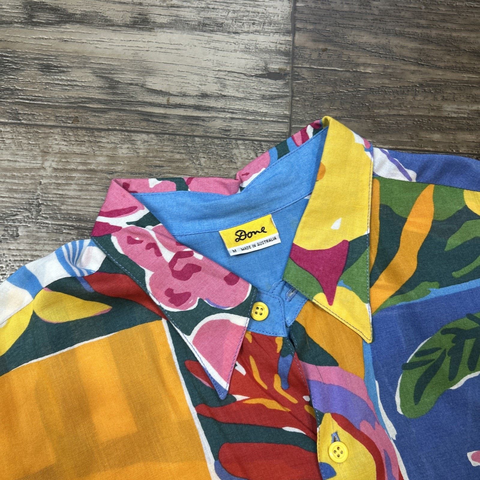 Other KEN DONE Beachwear Vintage Tropical Fish Print Button Up Size US M / EU 48-50 / 2 - 2 Thumbnail