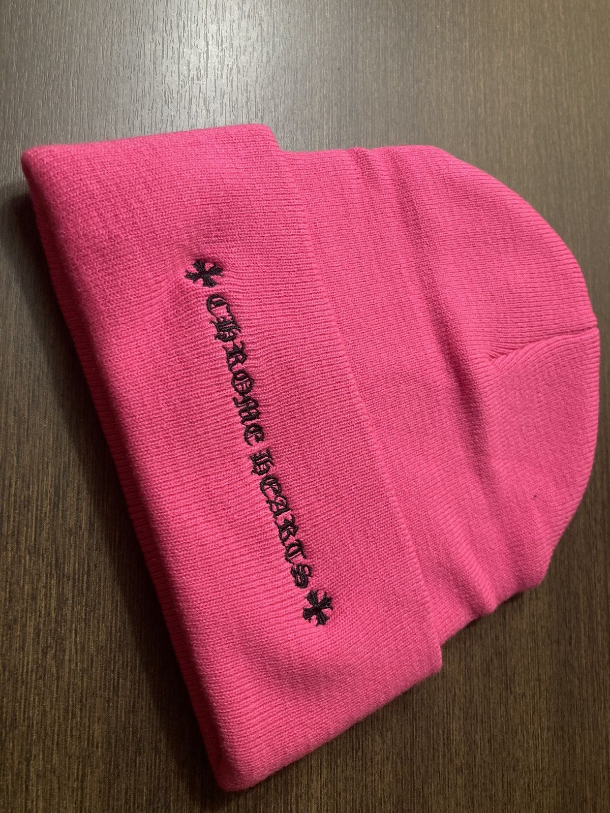 Chrome Hearts Chrome hearts triple cross pink beanies Size ONE SIZE - 2 Thumbnail