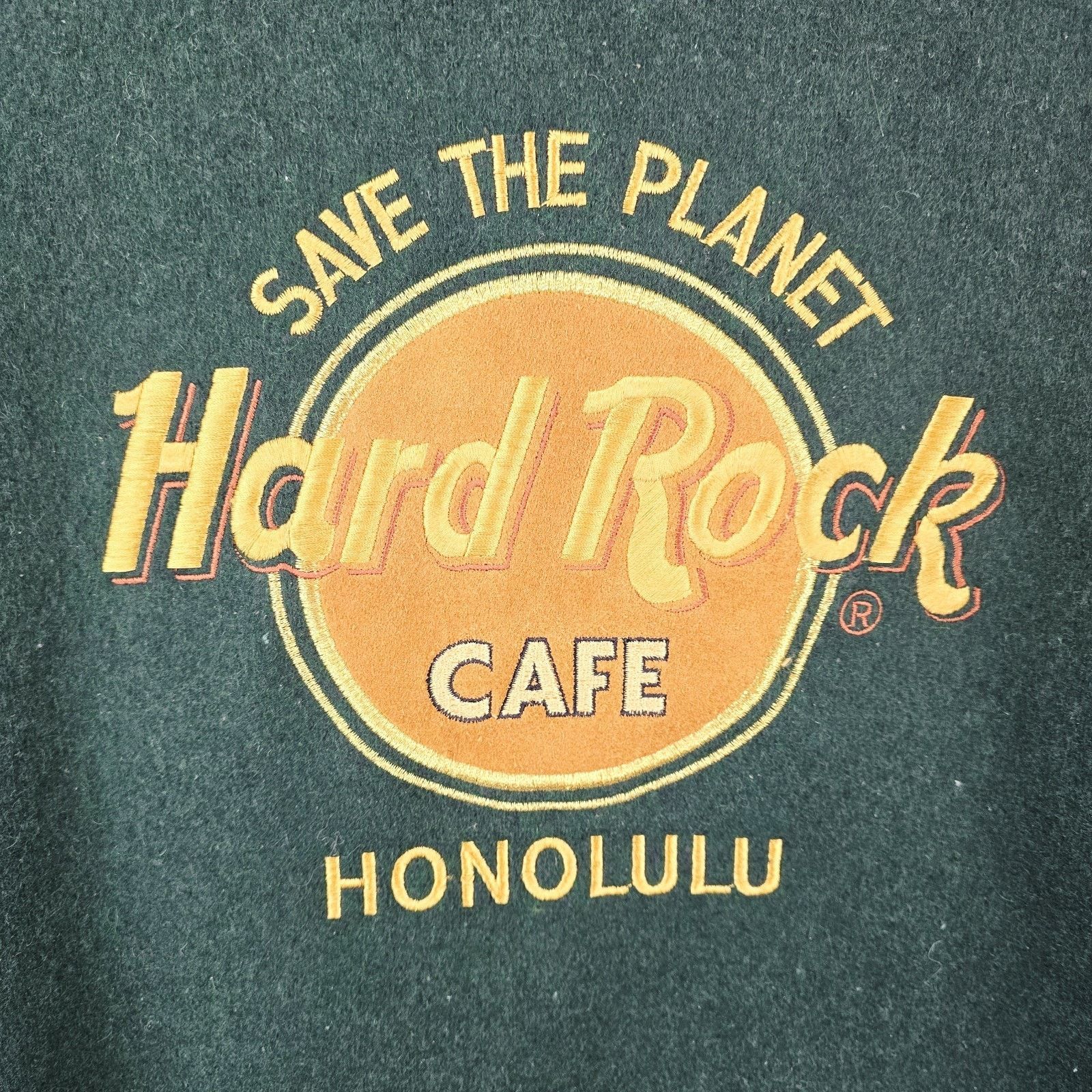 Hard Rock Cafe Vintage Hard Rock Cafe Honolulu Bomber Jacket XL Wool Size US XL / EU 56 / 4 - 15 Thumbnail
