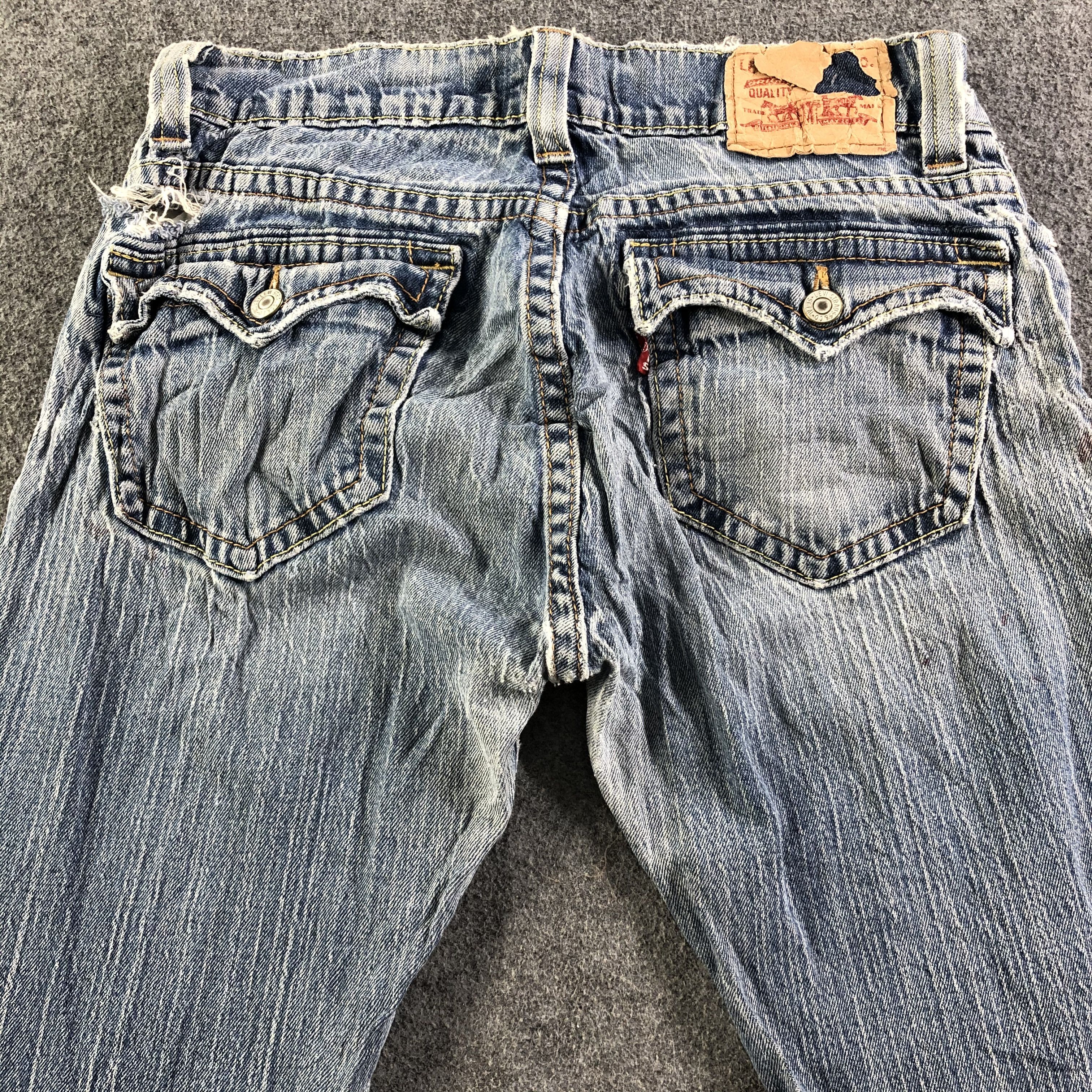 Levi's Vintage Blue Wash Levis 542 Jeans-J3227 Size US 32 / EU 48 - 4 Thumbnail