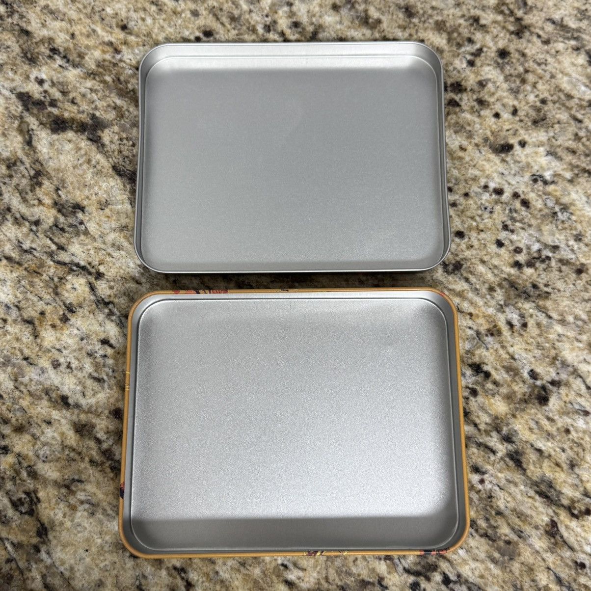 Eddie Bauer × Vintage Eddie Bauer “Camp Life” Tin Metal Storage Box 6x4.5x1” Inch Size ONE SIZE - 5 Thumbnail