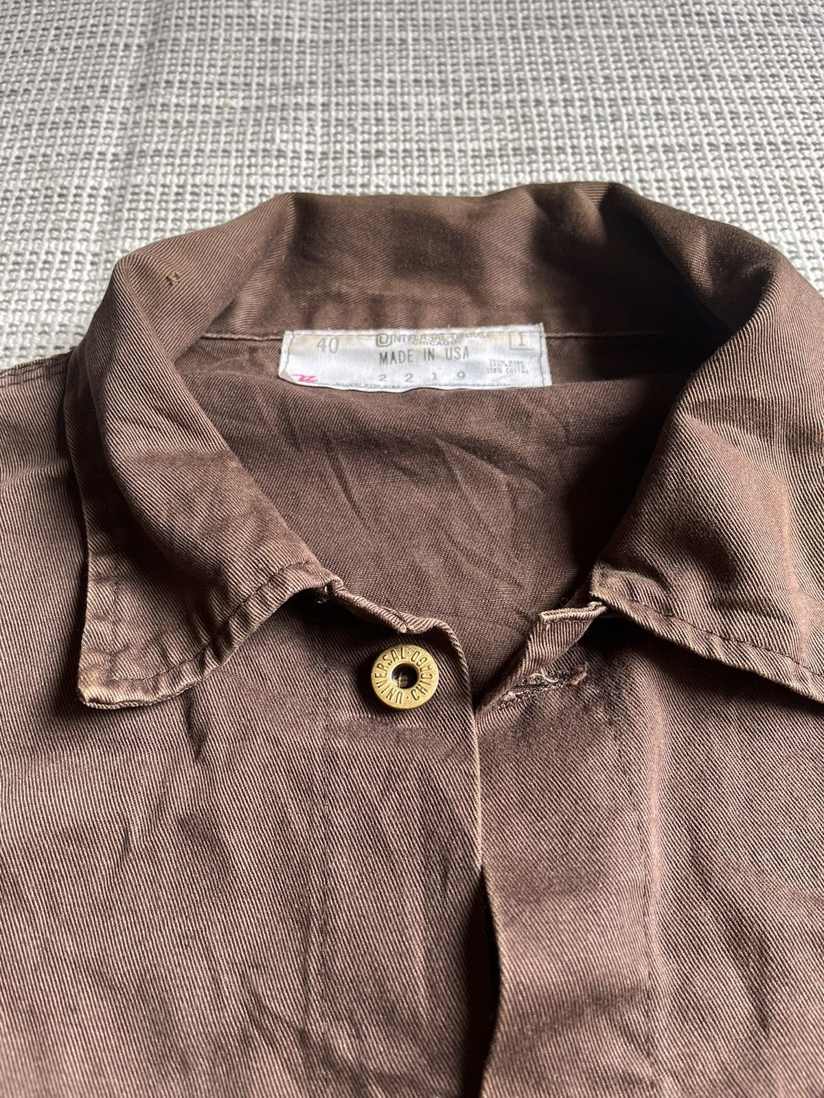 Universal Overall Chicago Vintage 70-80s Universal Overall Chicago Chore Jacket Size US L / EU 52-54 / 3 - 3 Thumbnail