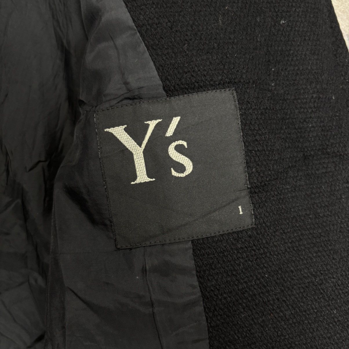 Yohji Yamamoto Archive Y'S - Patchwork Wool Leather Jacket Size US M / EU 48-50 / 2 - 12 Thumbnail