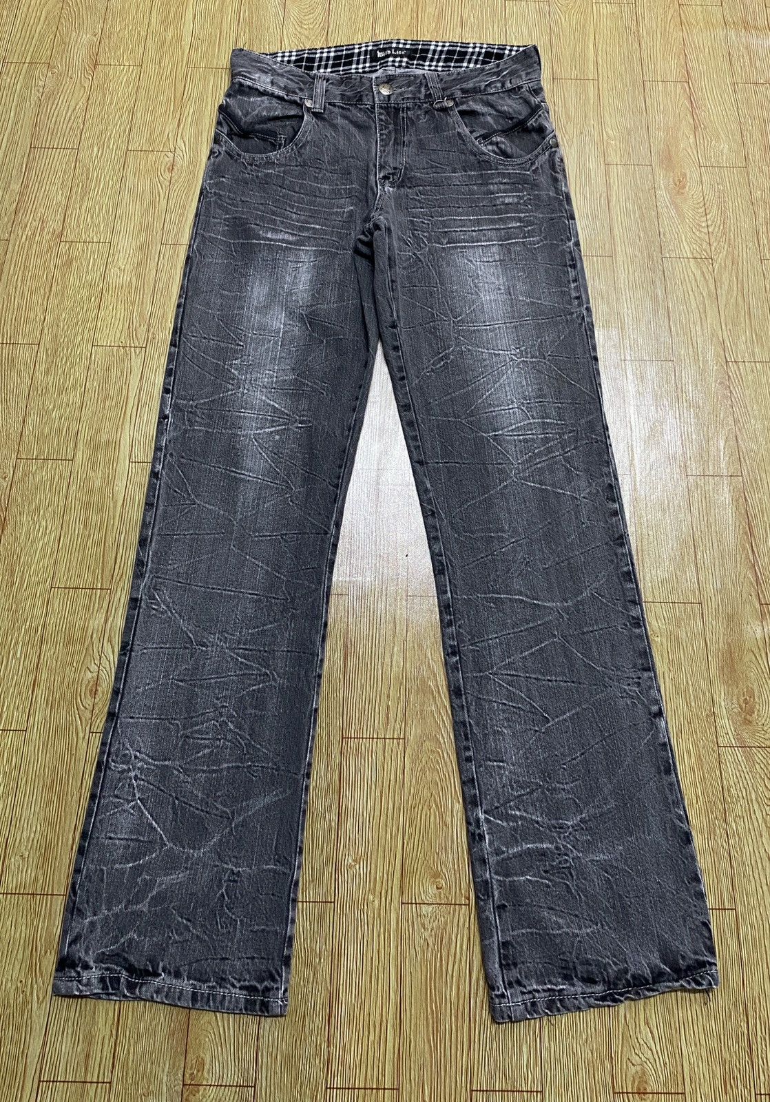 Japanese Brand Rare Design Vintage Japanese Brand Mild Life Jeans 1990s Size US 33 - 1 Thumbnail