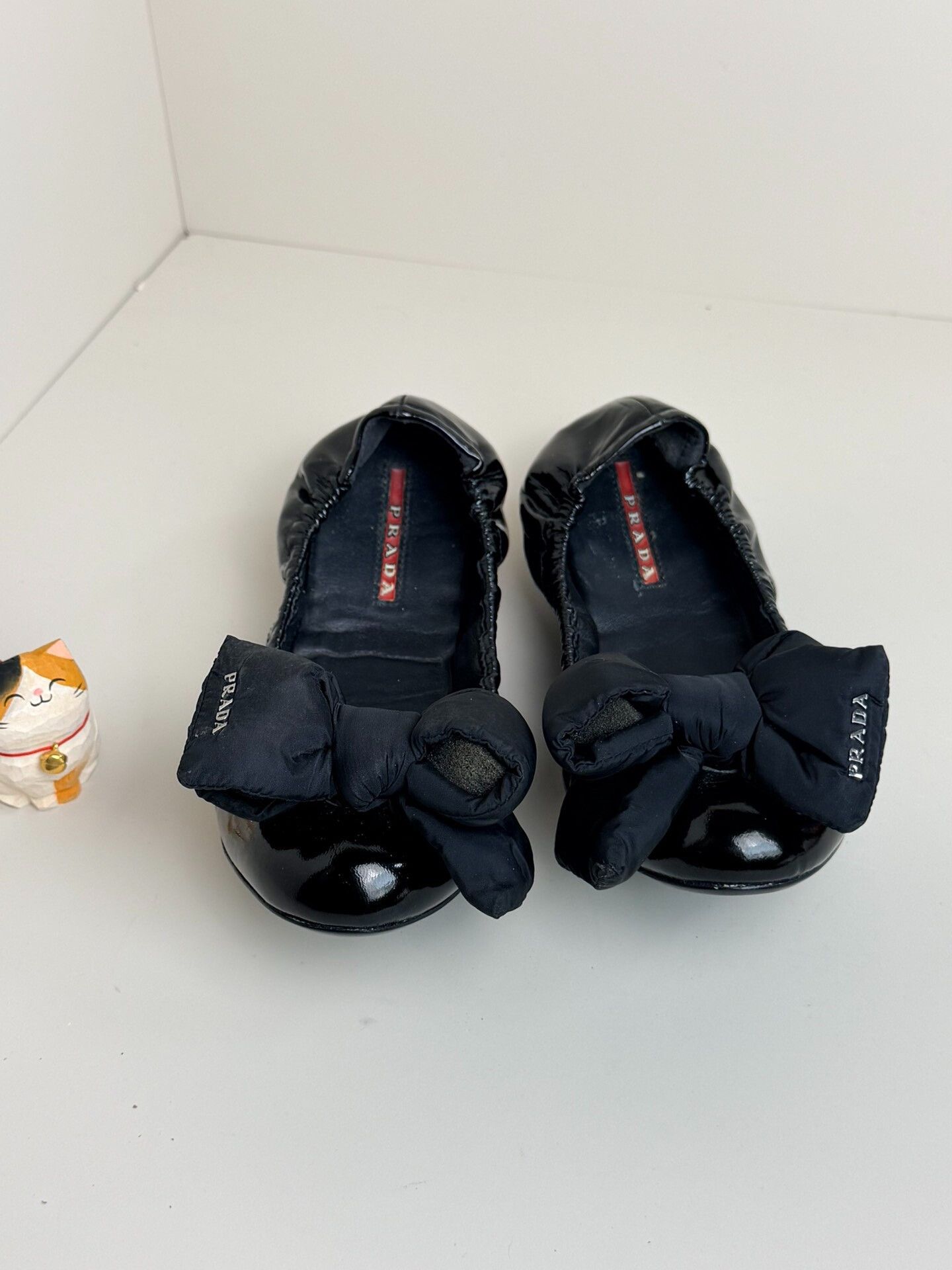Prada Prada Black Lowtop Sneakers us_7 Women Size US 7 / IT 37 - 1 Thumbnail