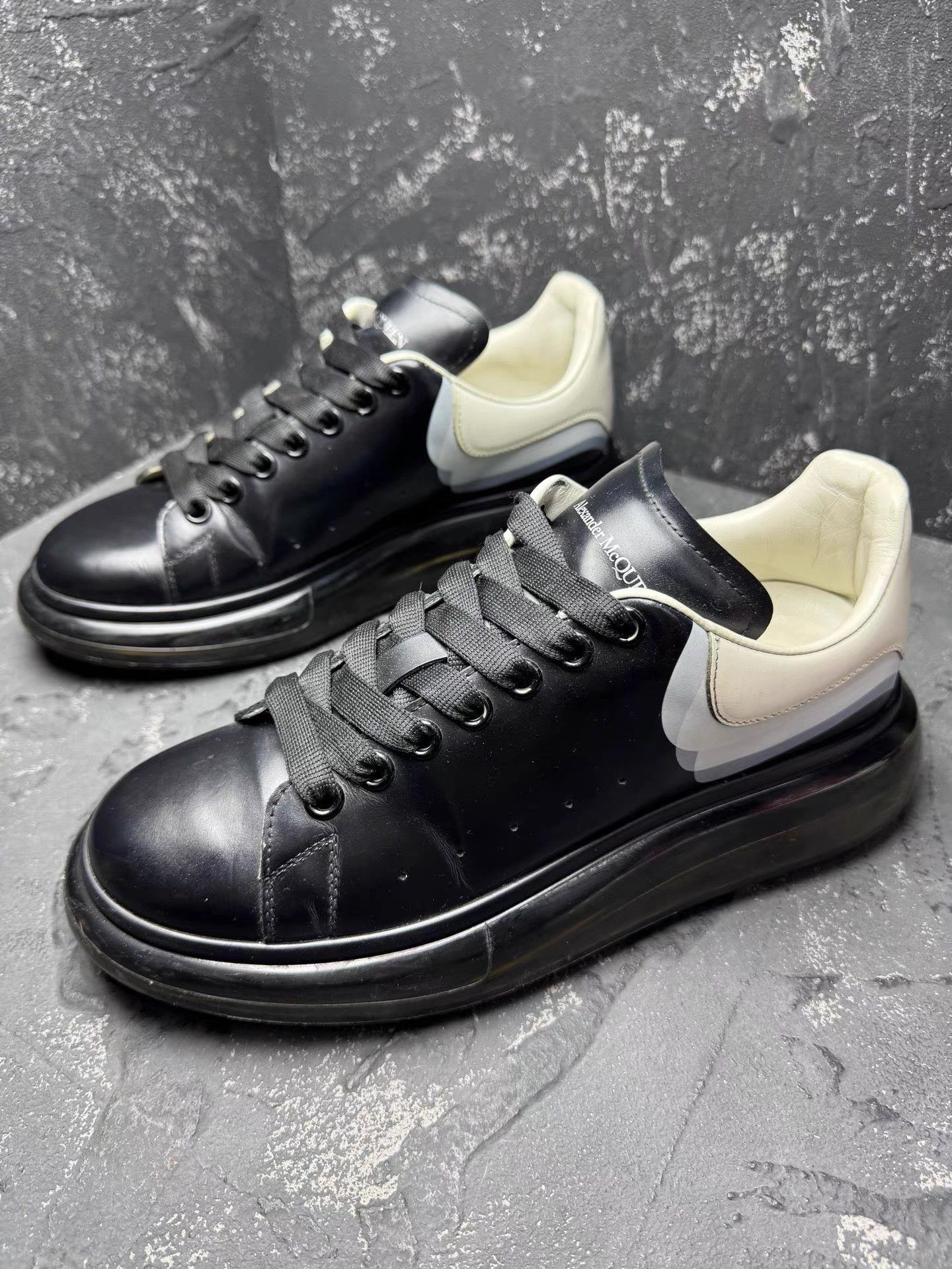 Alexander McQueen Alexander McQueen Air Sneakers with Gradient Wave Heel Q10 Size US 8 / EU 41 - 1 Thumbnail