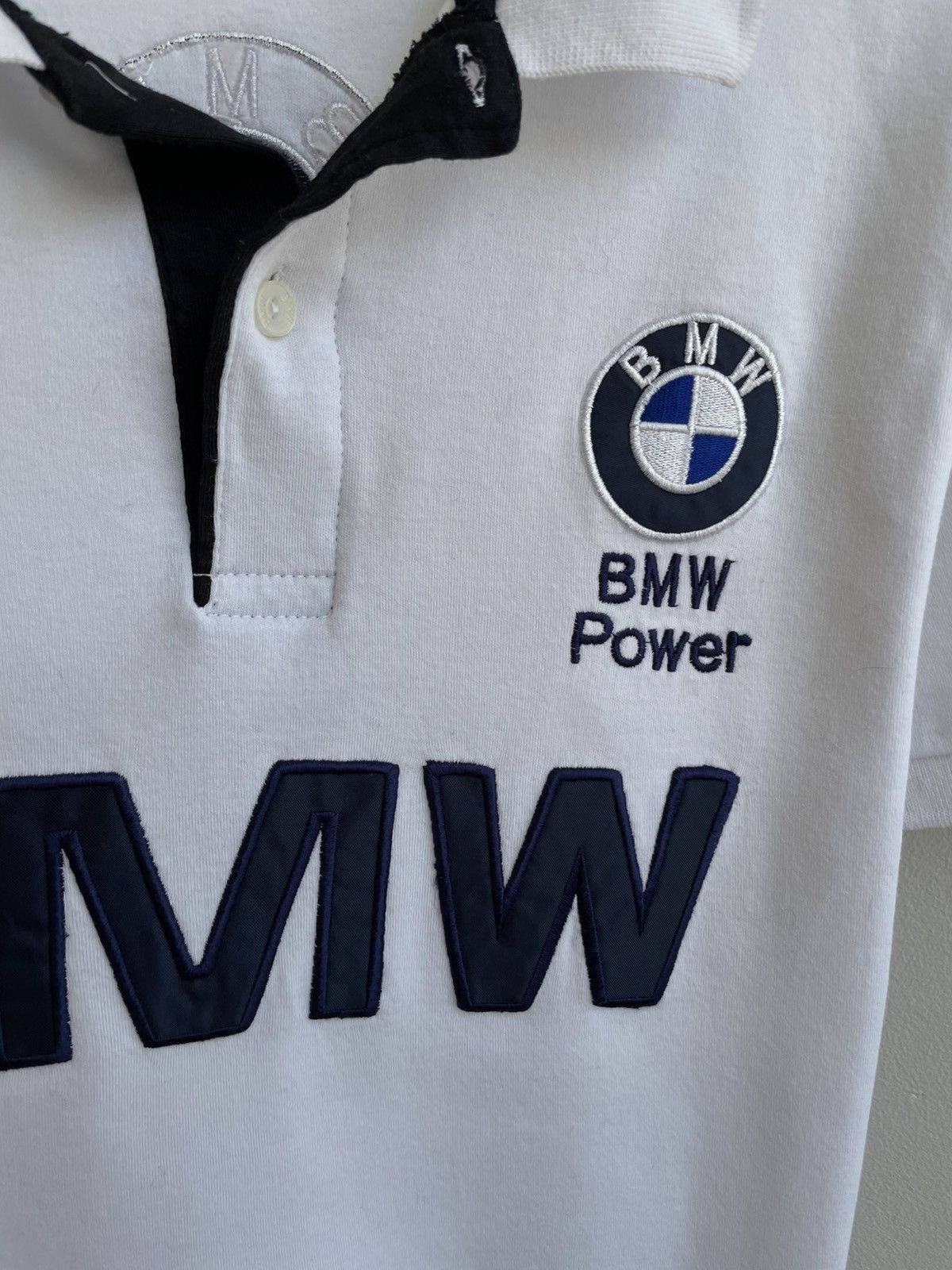 BMW Vintage BMW Polo Shirt 90s F1 Formula 1 Racing Big Logo Size US M / EU 48-50 / 2 - 5 Thumbnail