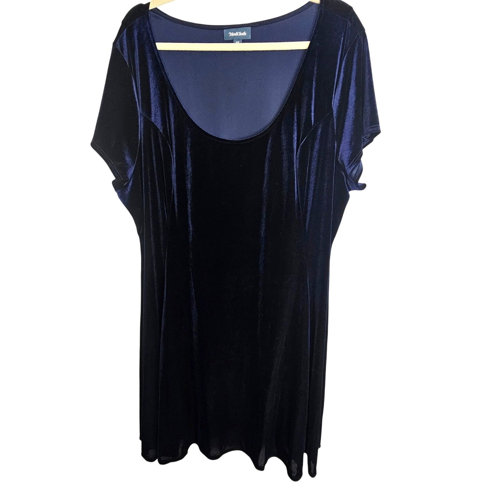 Philippe Model Modcloth Womens Velvet Mini Dress Size 3X Cocktail Wedding Size 3XL / US 20-22 - 1 Thumbnail