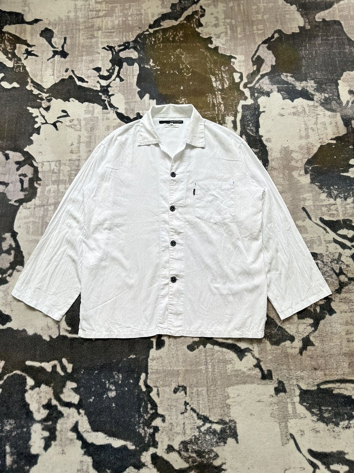 Masaki Matsushima 2000s Masaki Matsushima open collar shirt Size US L / EU 52-54 / 3 - 4 Thumbnail