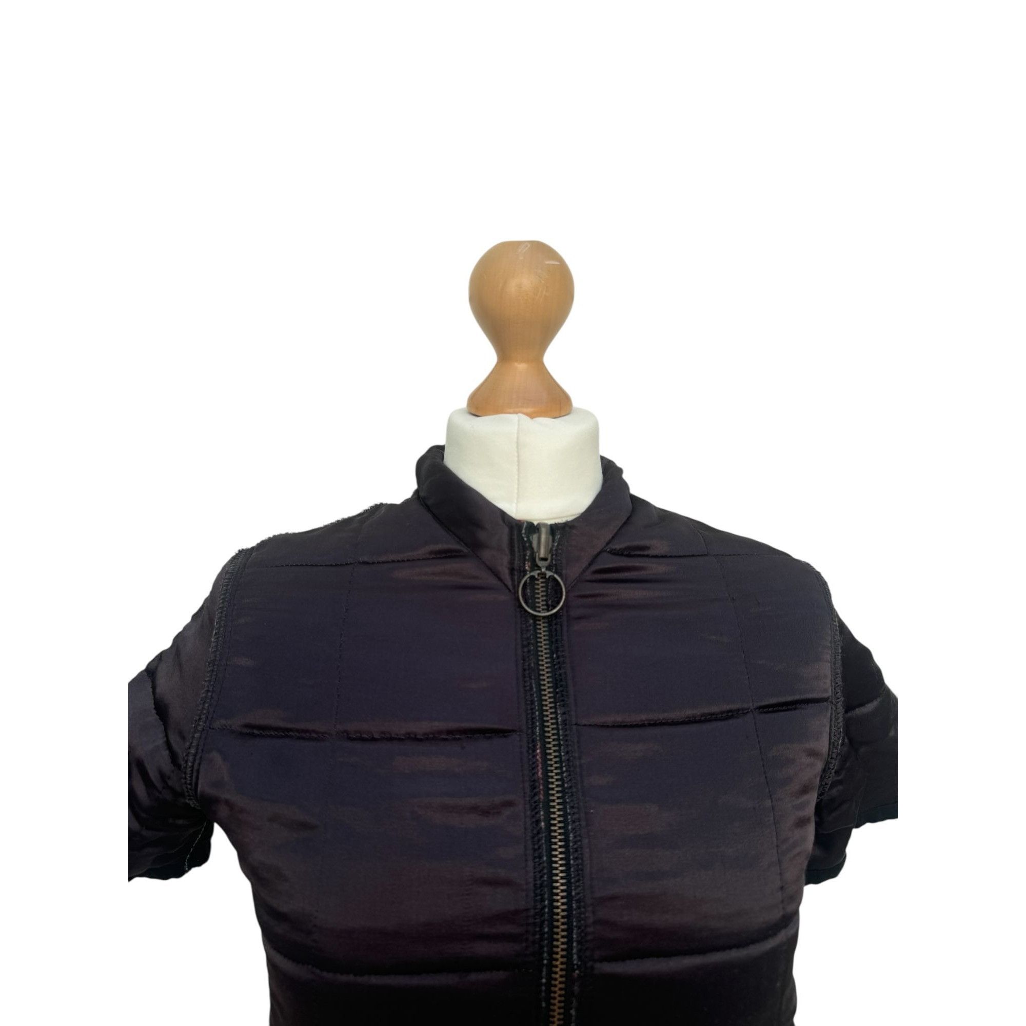 Jean Paul Gaultier 1990s Vintage Brown Nylon Top Size S / US 4 / IT 40 - 3 Thumbnail