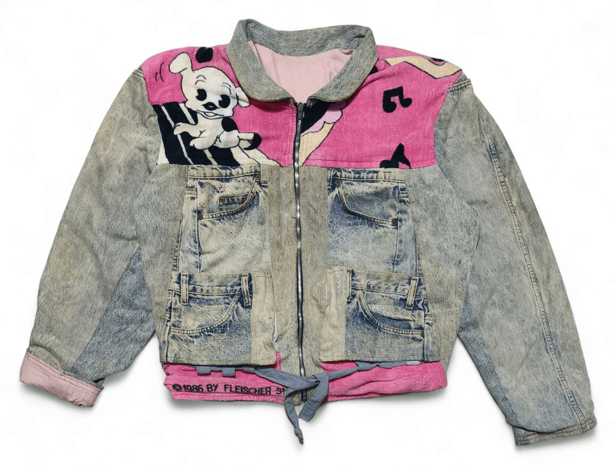 Too Cute Guetta Bros. Vintage Betty Boop TOO CUTE Guetta Bros Denim Jean Jacket Size ONE SIZE - 3 Thumbnail