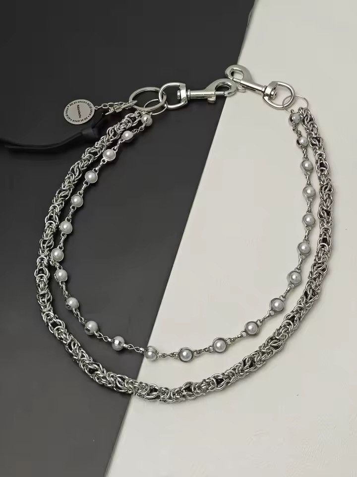 Jewelry 2 Layer Natural Echo Pearled Wallet Chain Size ONE SIZE - 1 Thumbnail