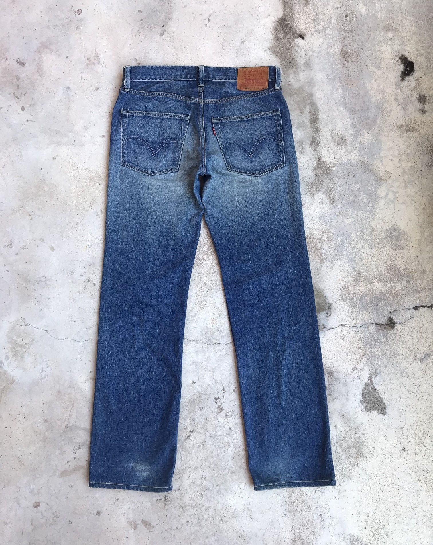 Levi's Vintage Levis 502 selvedged distressed jean W31x31.5 Size US 31 - 6 Thumbnail