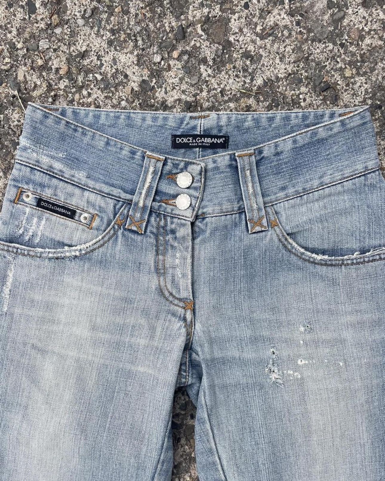 Dolce & Gabbana Dolce & Gabbana Hollywood Cowboy Jeans Size 26" / US 2 / IT 38 - 6 Thumbnail
