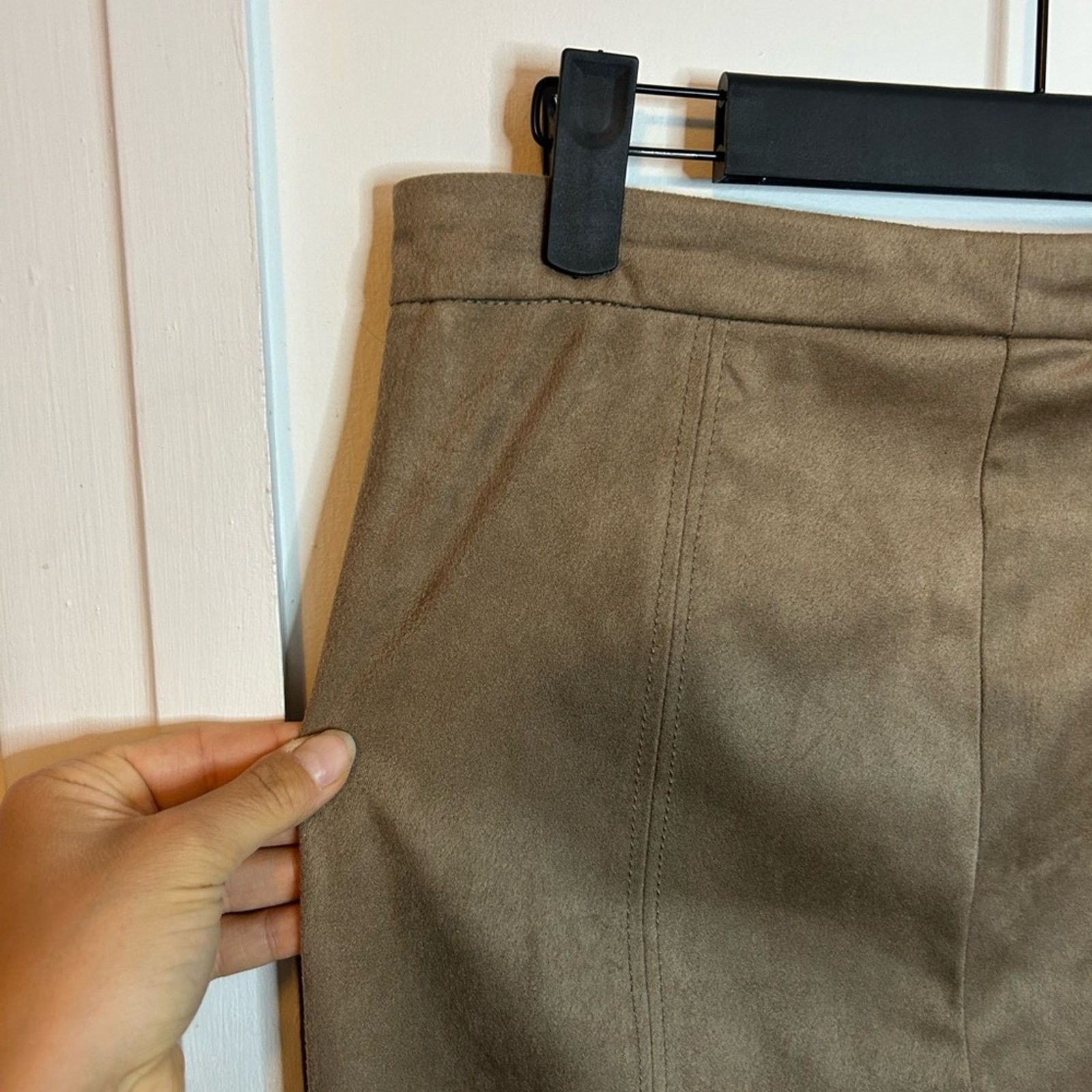 Renuar Nwt Renuar Tan Faux Suede Pull On Pants Size 26" / US 2 / IT 38 - 5 Thumbnail