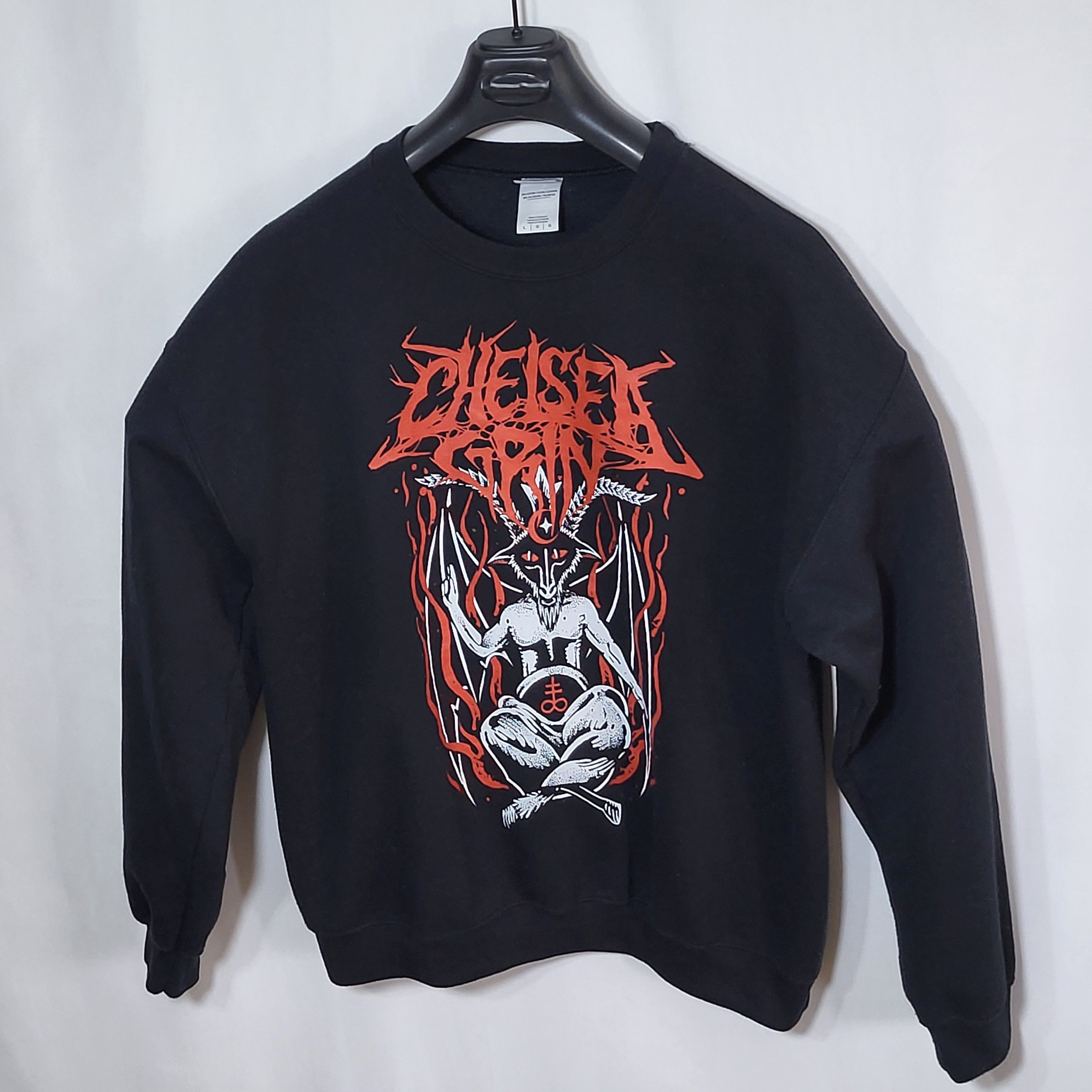 Gildan Sweatshirt magic Baphomet print size L Size US L / EU 52-54 / 3 - 3 Thumbnail
