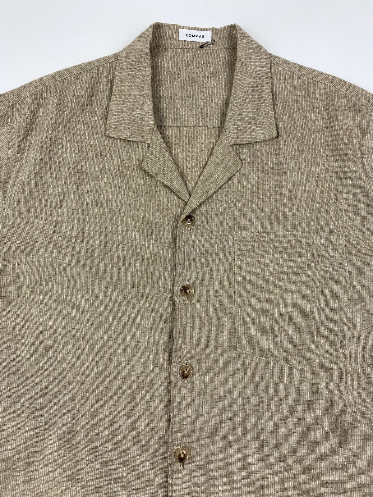 Other Commas Australia Camp Collar Cotton Short Sleeve Boxy Shirt Size US XL / EU 56 / 4 - 2 Thumbnail