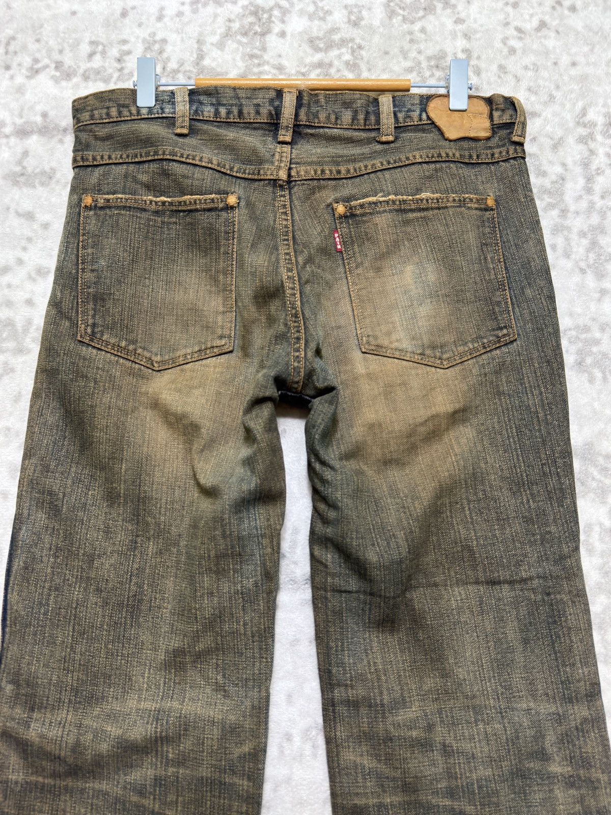 Number (N)ine Number Nine AW03 "Touch Me I'm Sick" Runway Rusty Wash Denim Size US 32 / EU 48 - 9 Thumbnail