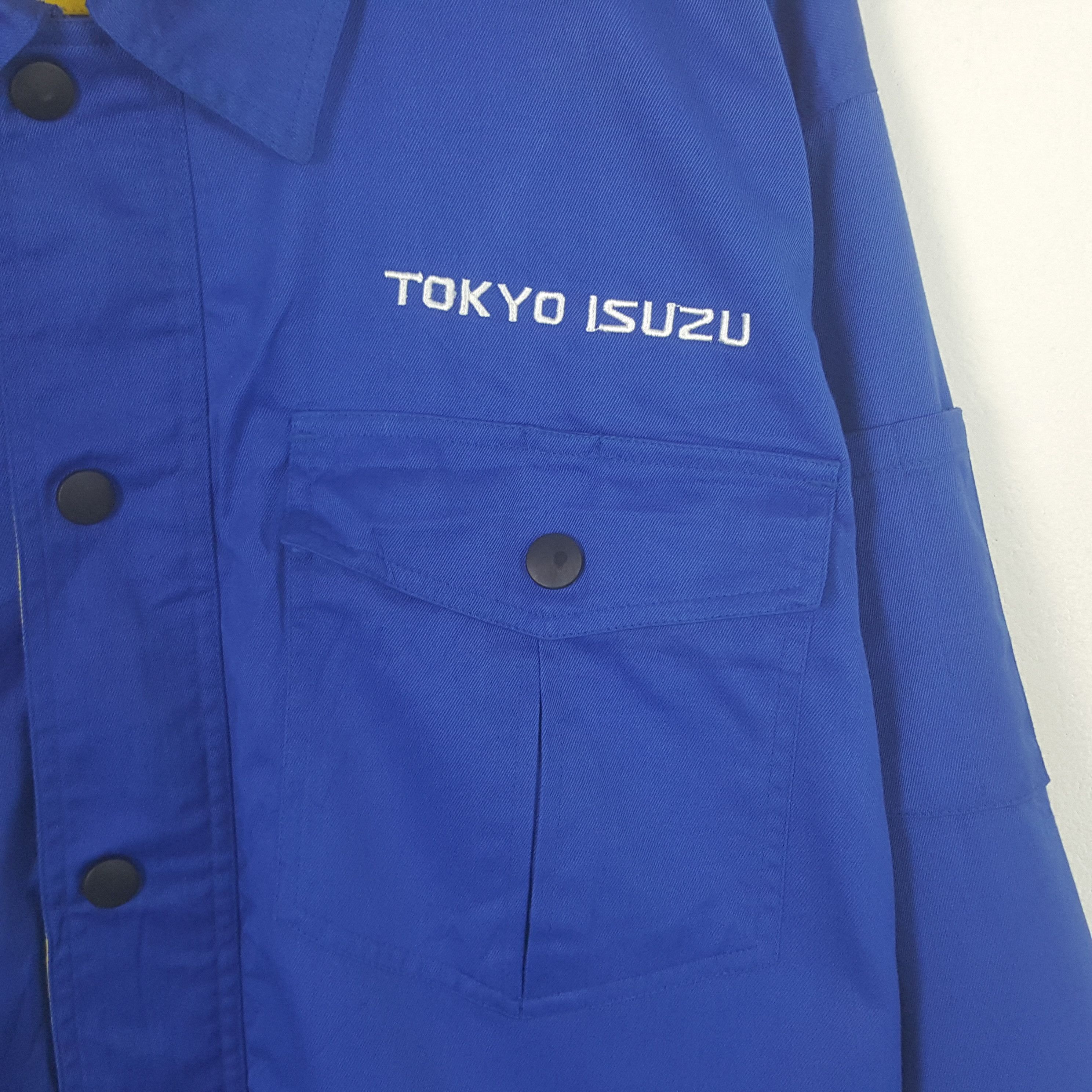 Japanese Brand Vintage Isuzu Worker Uniform Jacket Size US XL / EU 56 / 4 - 4 Thumbnail