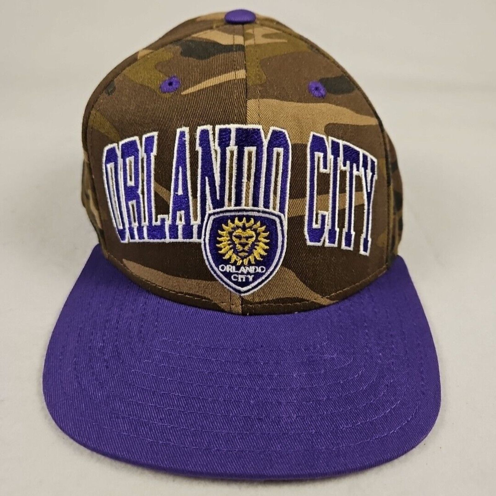 Adidas Adidas Camo Orlando City SC Snapback Hat Size ONE SIZE - 1 Thumbnail