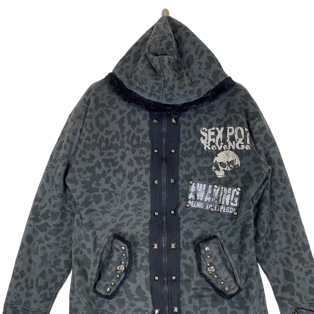 ✅SEX POT REVENGE leopard hoodie jacket ✨Sex Pot Revenge leopard design hoodie jacket