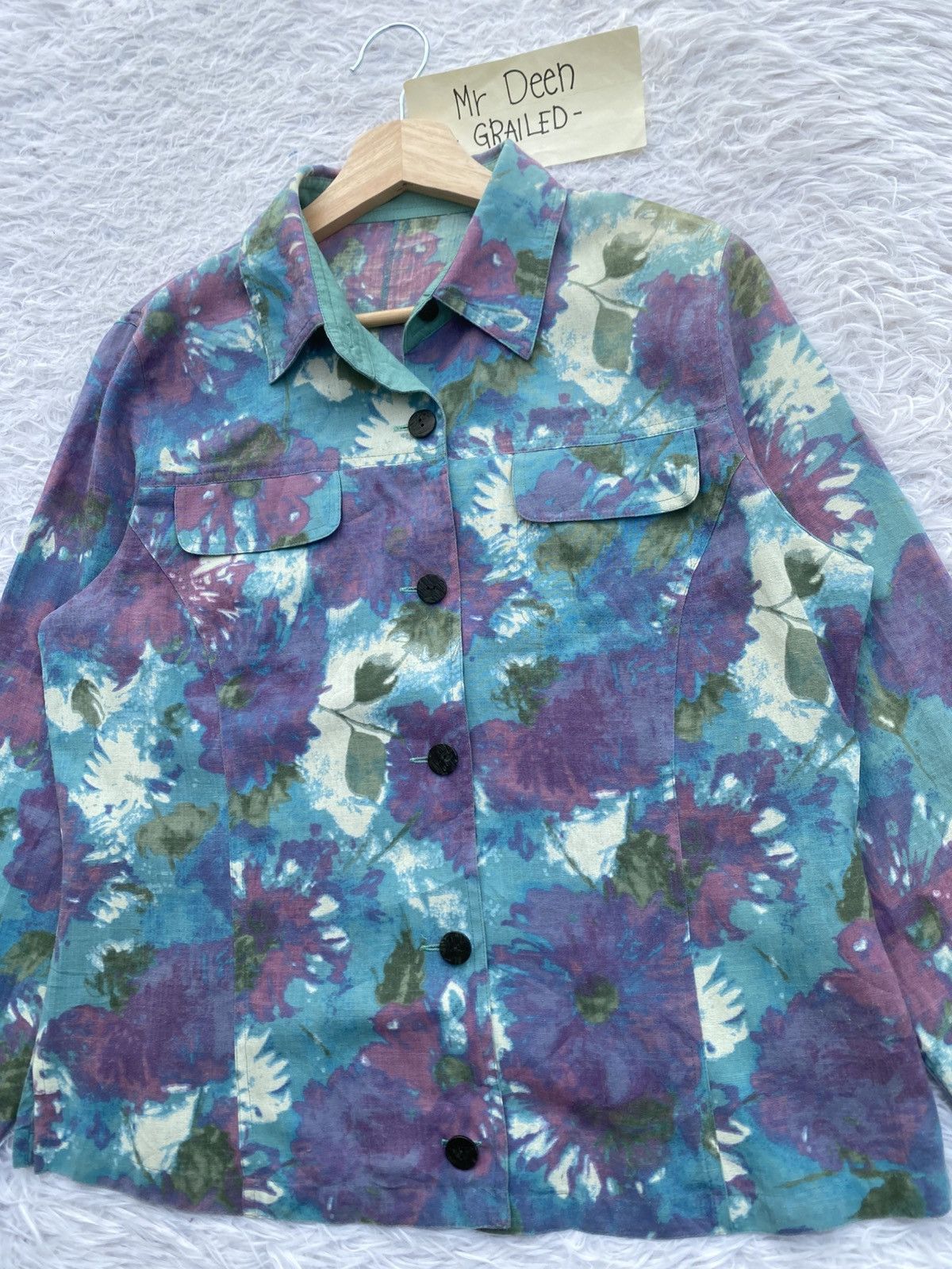 Longchamp Rare Longchamp Tie Dye Shirt Size M / US 6-8 / IT 42-44 - 7 Thumbnail