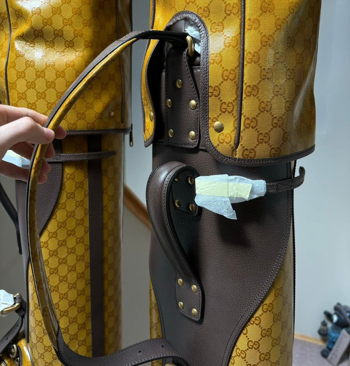 Adidas × Gucci Gucci x Adidas GG Monogram Golf Bags Size ONE SIZE - 12 Thumbnail