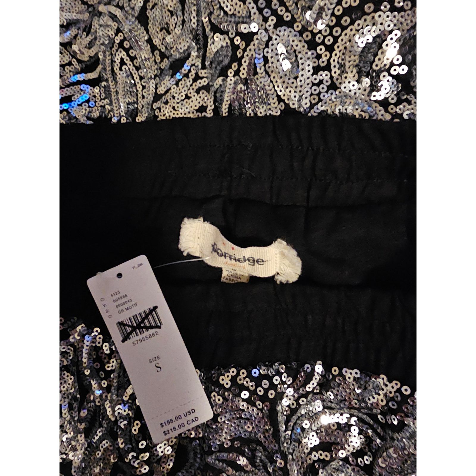 Anthropologie New Anthropologie Pascaline Sequined Trousers by Porridge Size 28" / US 6 / IT 42 - 7 Thumbnail
