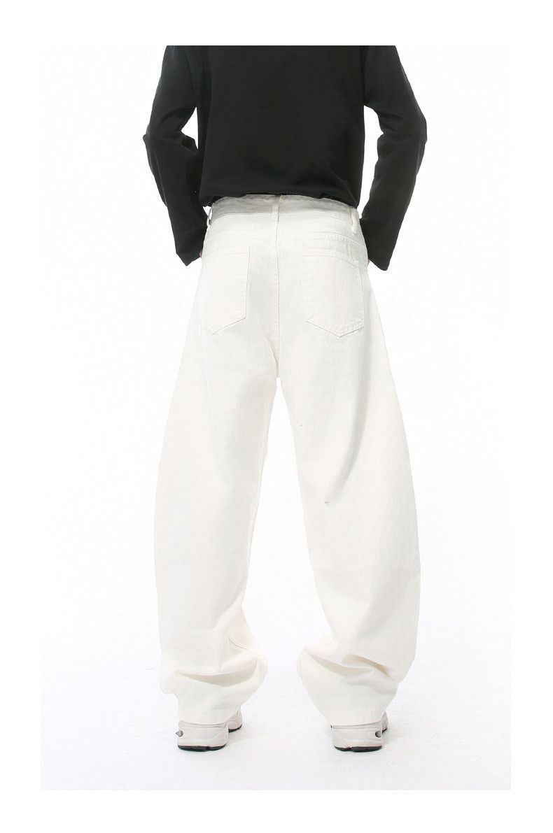 Japanese Brand Japanese retro wide-leg washed curved jeans Size US 32 / EU 48 - 3 Thumbnail