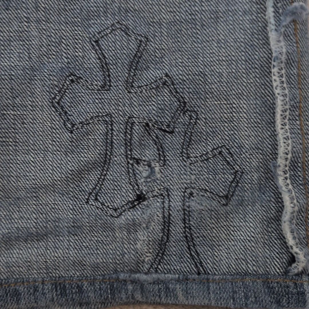 Chrome Hearts Chrome Hearts Dolce Gobbanna Patch Denim Jeans Size US 32 / EU 48 - 15 Thumbnail