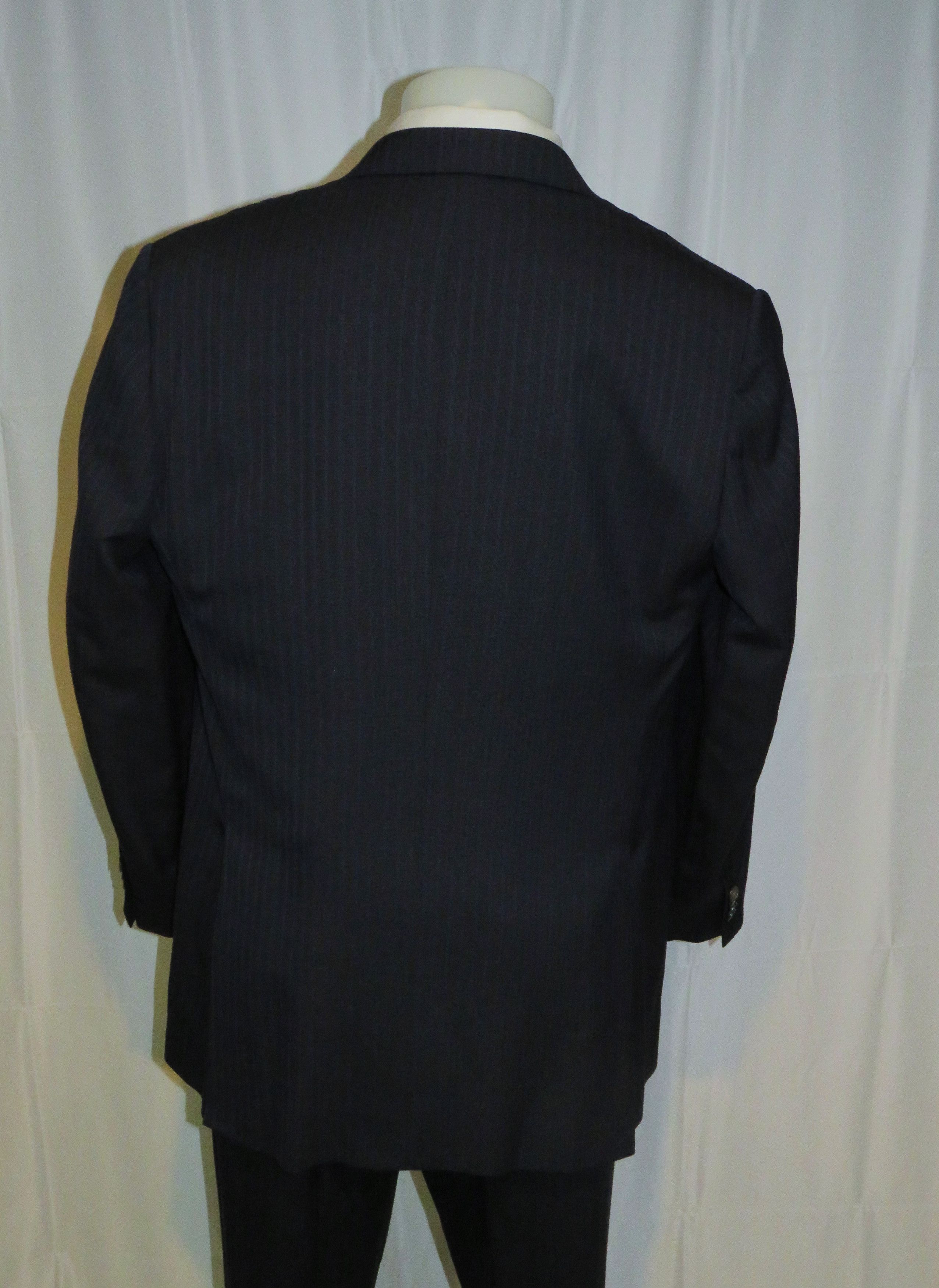 Other Marcello Vero x D'Avenza Bue Striped Cashmere Blend Suit 43R Size 44R - 11 Thumbnail