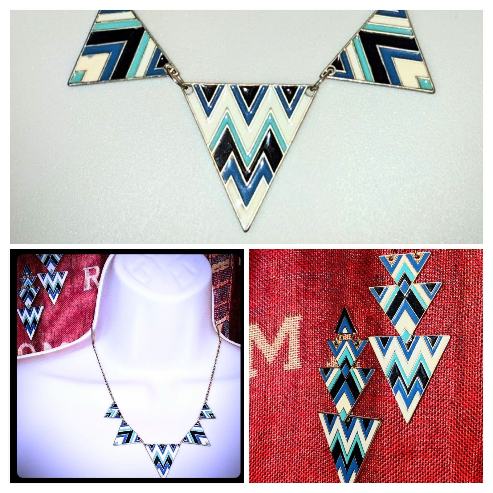 Other ZAD Retro Necklace and Earring Set Size ONE SIZE - 1 Thumbnail