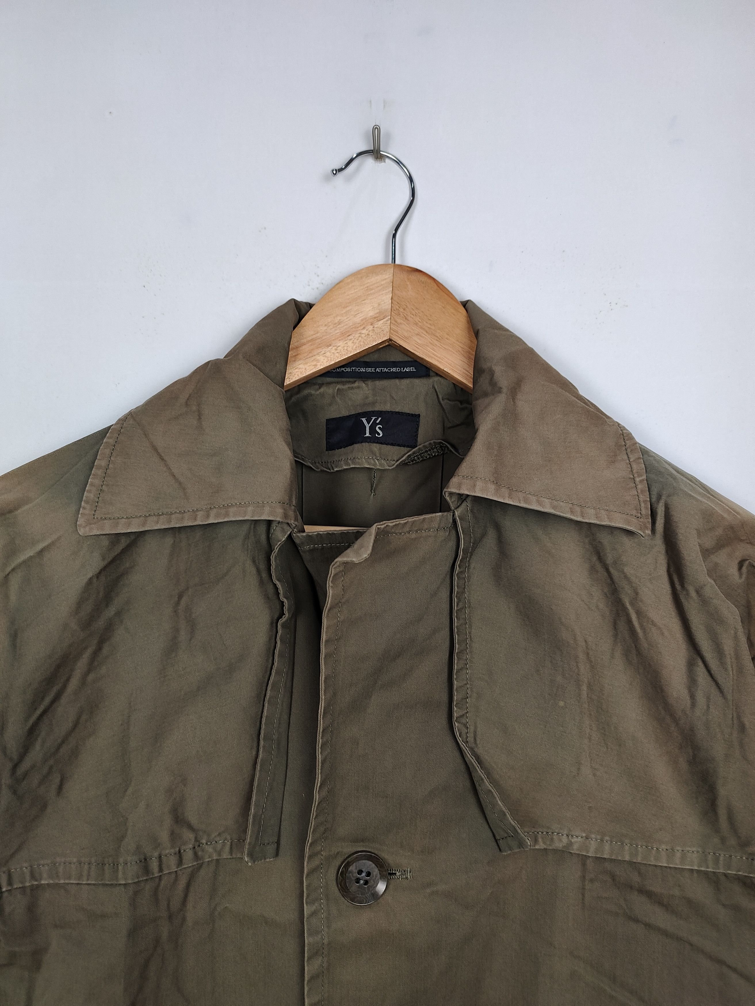 Vintage × Yohji Yamamoto Vintage Yohji Yamamoto Y's Trench Coat Size US M / EU 48-50 / 2 - 2 Thumbnail