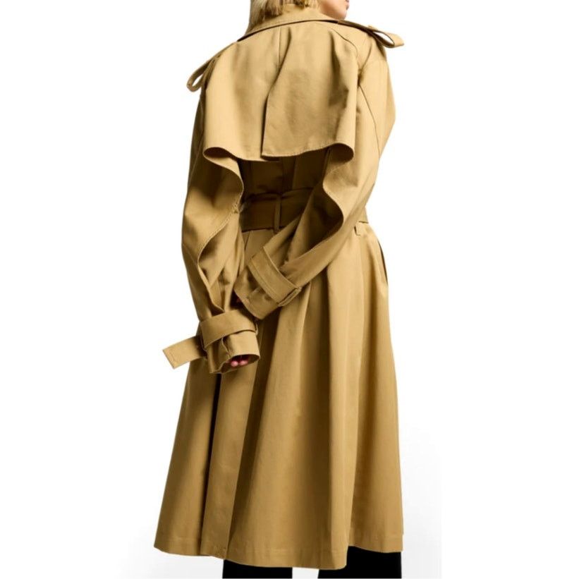 7 For All Mankind 7 For All Mankind Women's Stratford Oversized Cape Trench XS Size XS / US 0-2 / IT 36-38 - 2 Thumbnail