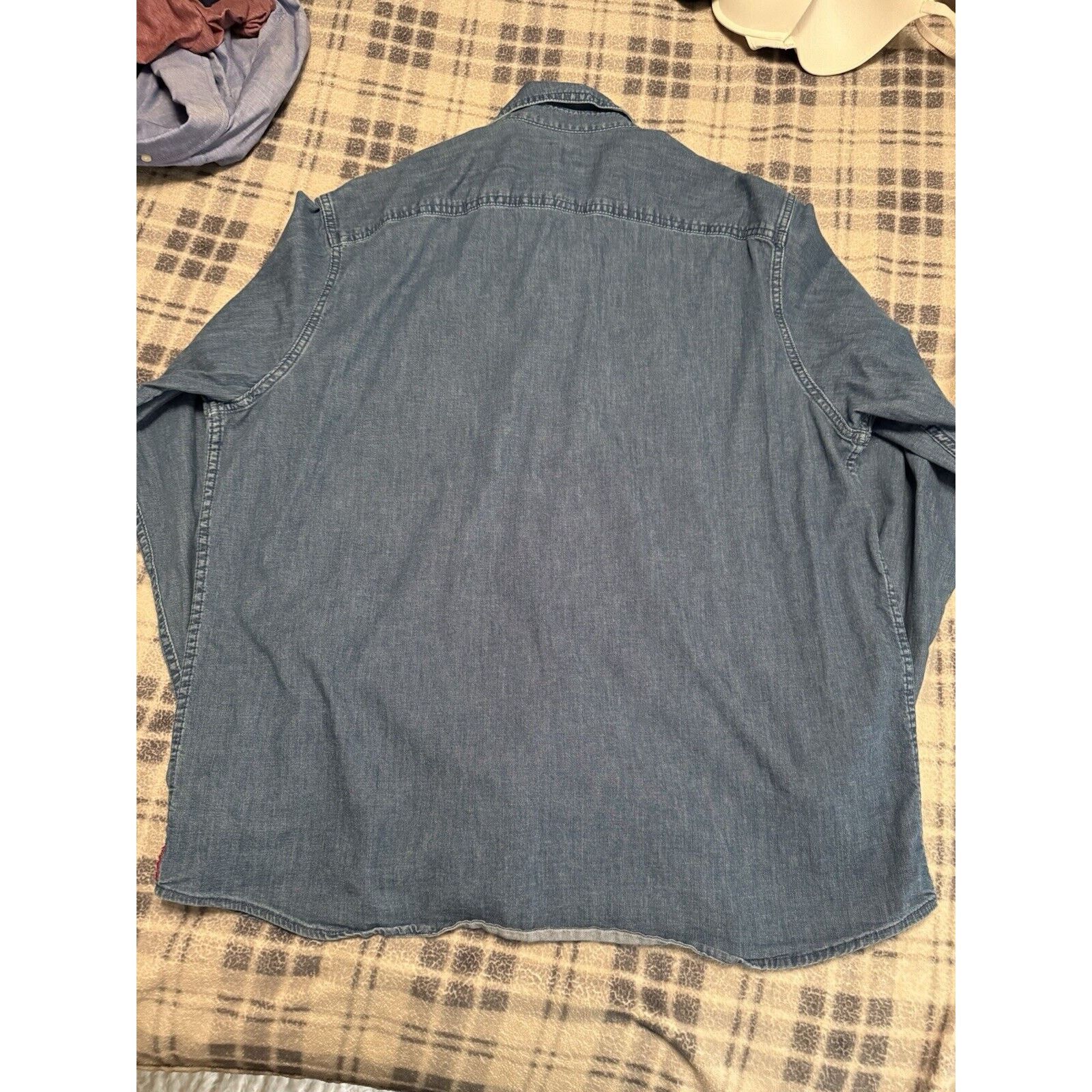 Wrangler Wrangler Denim Shirt Size XL Size US XL / EU 56 / 4 - 2 Thumbnail