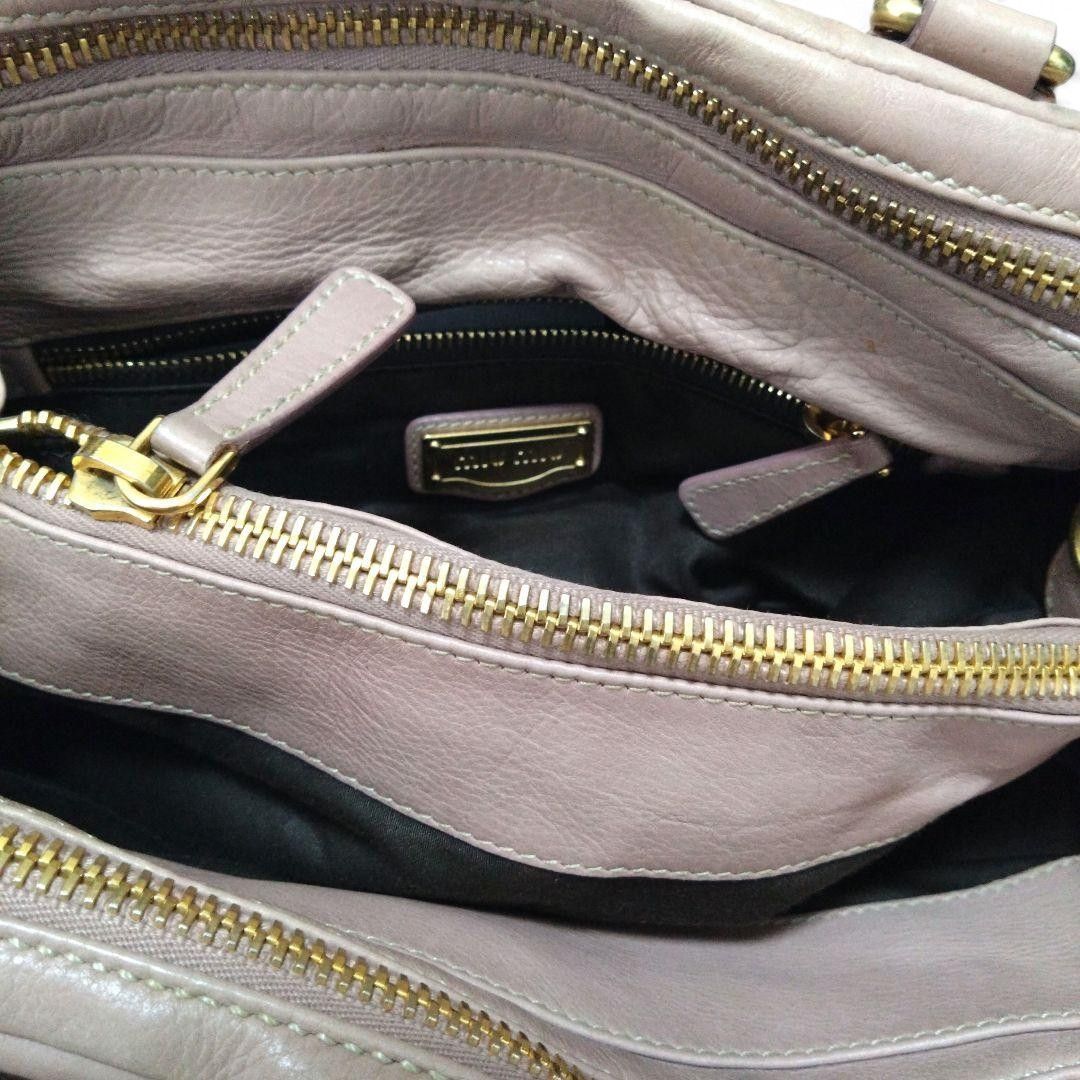 Miu Miu Miu Miu - Handbag Pink Gold Hardware Vintage Leather Y2K Size ONE SIZE - 7 Thumbnail