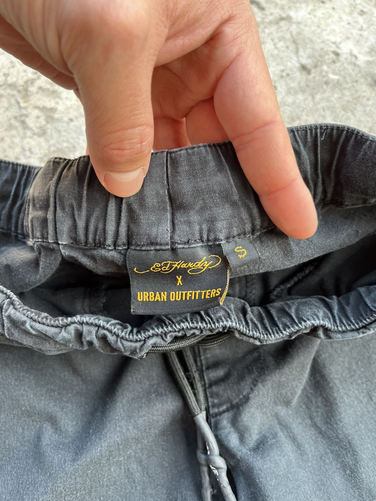 Ed Hardy Ed Hardy x Urban Outfitters Big Logo Cargo Parachute Pants Size 27" / US 4 / IT 40 - 4 Thumbnail
