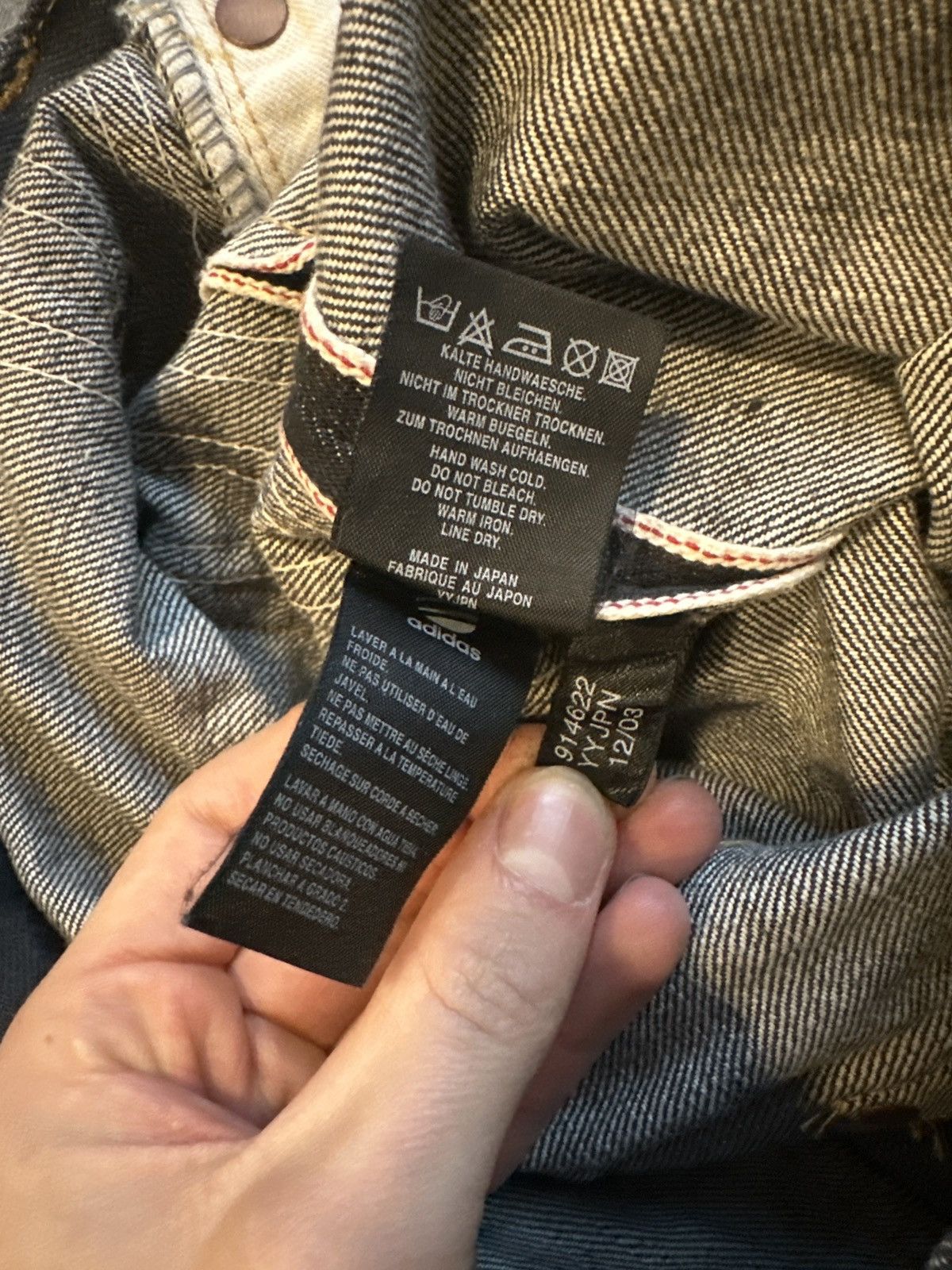 Y-3 Y-3 yohji yamamoto adidas denim Size US 30 / EU 46 - 10 Thumbnail