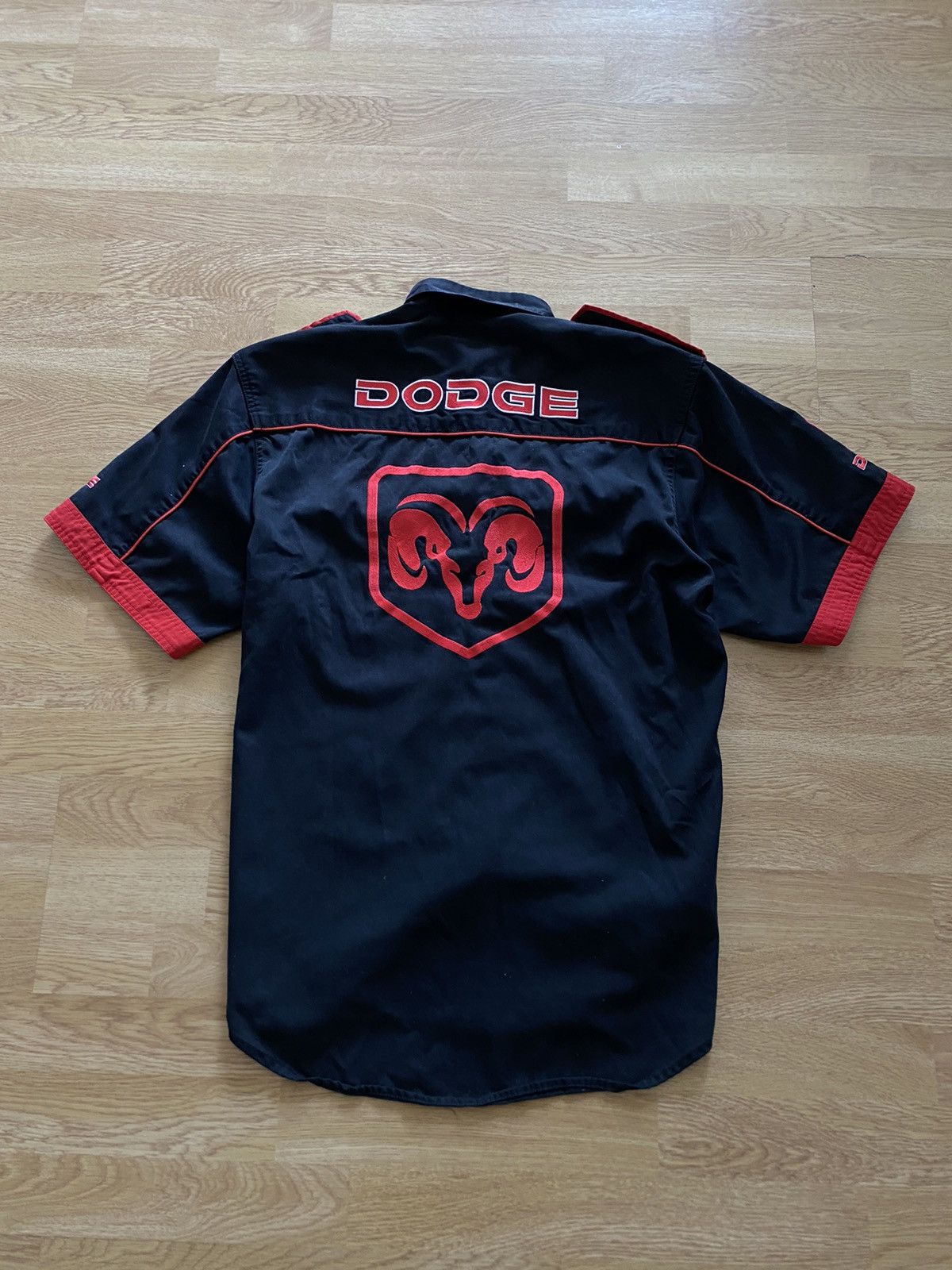 Vintage VINTAGE 90's DODGE RACING HEAVY SHIRT Size US L / EU 52-54 / 3 - 1 Thumbnail