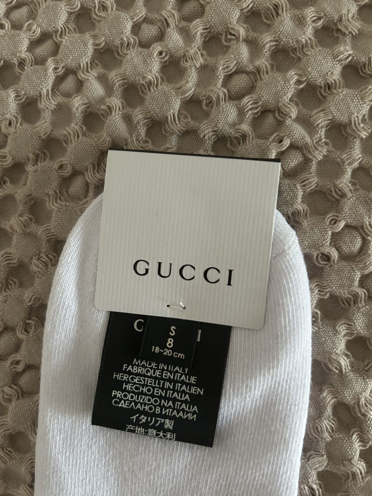 Gucci Gucci wolf socks size S Size 46 - 4 Thumbnail