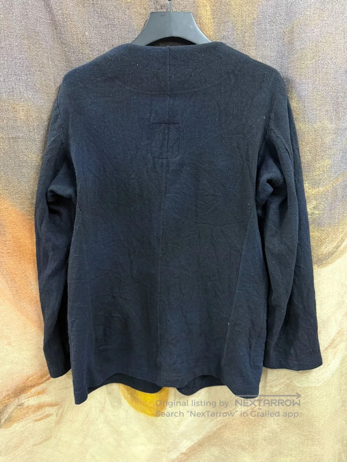 Yohji Yamamoto yohji yamamoto pour homme dyed wool cardigan. Size US M / EU 48-50 / 2 - 7 Thumbnail