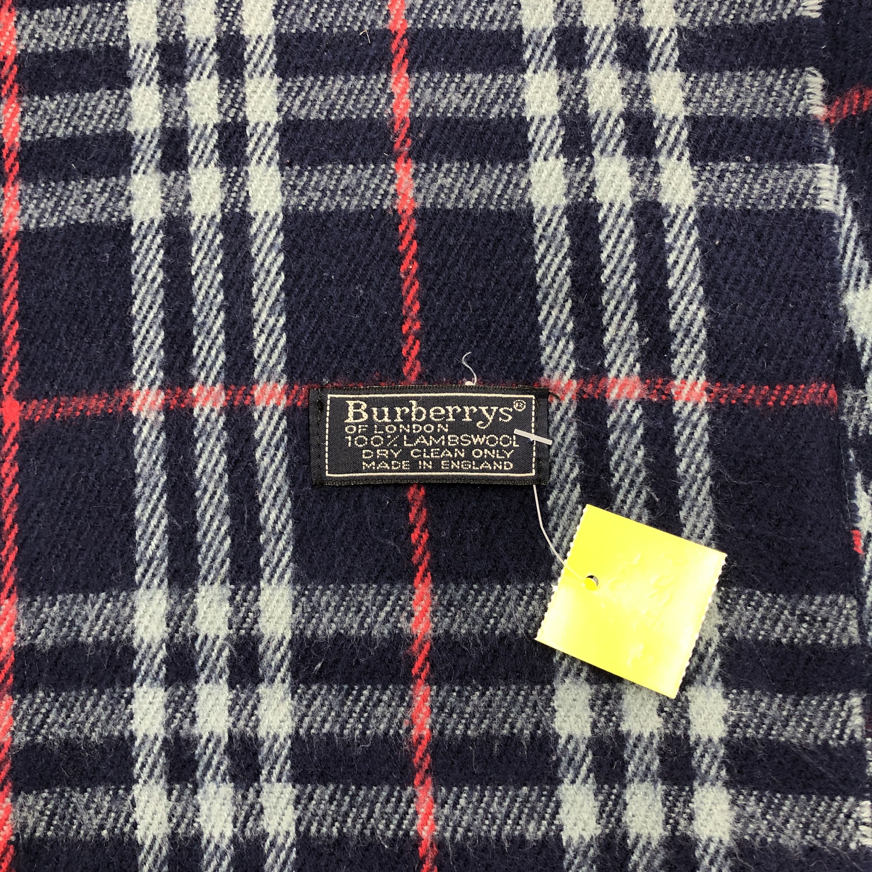 Burberry Vintage Burberry Scarf Muffler Wool Cashmere Scarves Size ONE SIZE - 4 Thumbnail