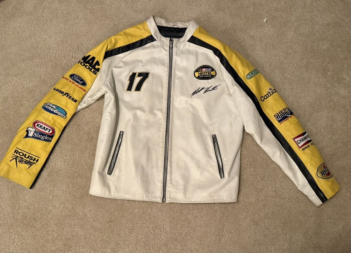 NASCAR Nascar Matt Kenseth Leather Racing Jacket Size US L / EU 52-54 / 3 - 1 Thumbnail
