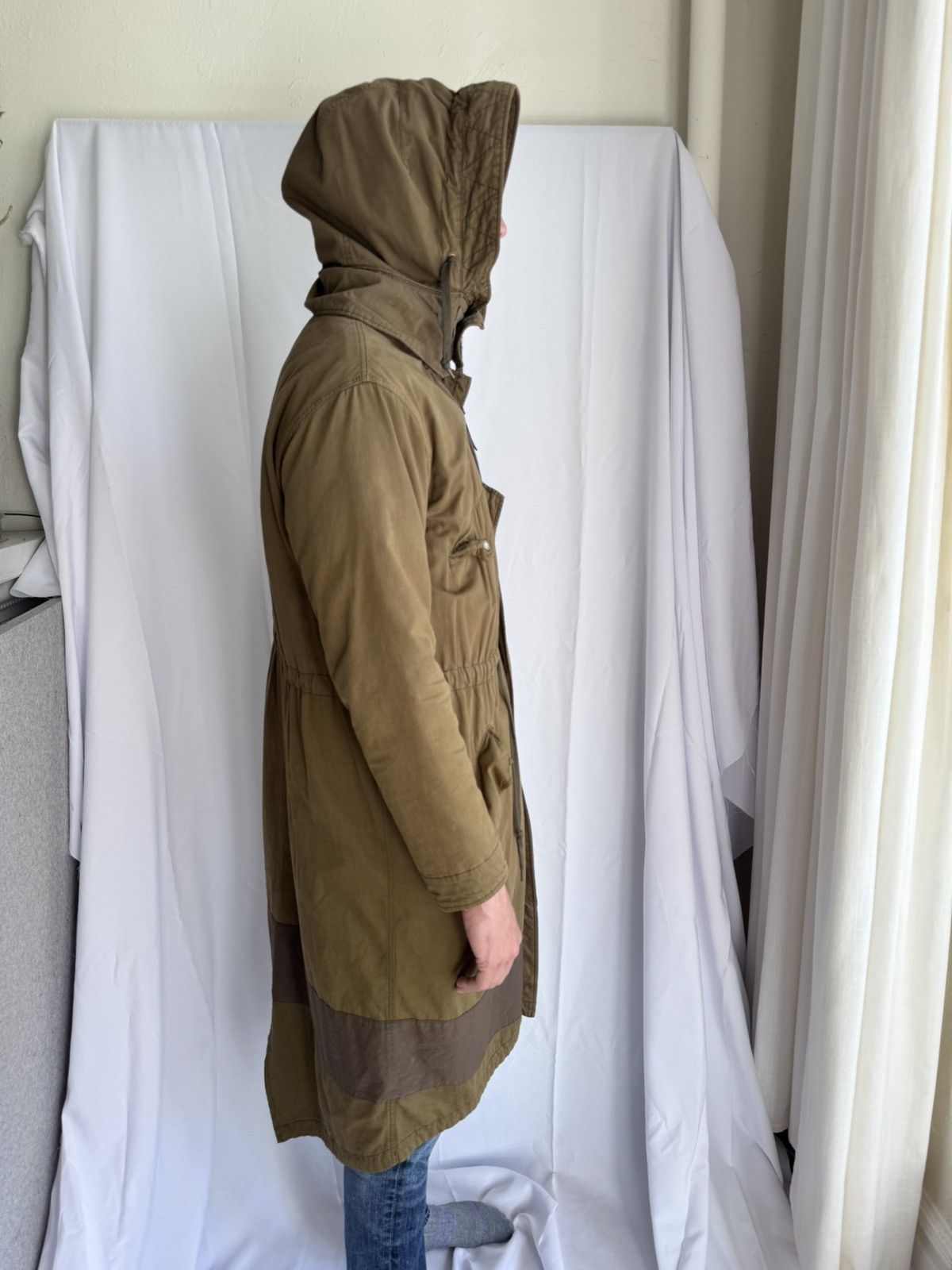 Robert Geller FW 2014 Hooded Military Parka removable quilted lining Size US L / EU 52-54 / 3 - 13 Thumbnail