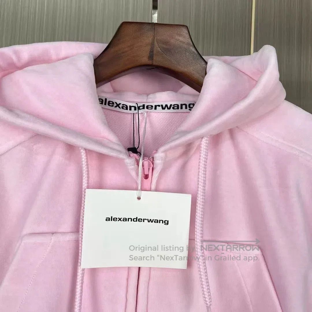 Alexander Wang pink alexander wang cropped hoodie. Size XS / US 0-2 / IT 36-38 - 3 Thumbnail