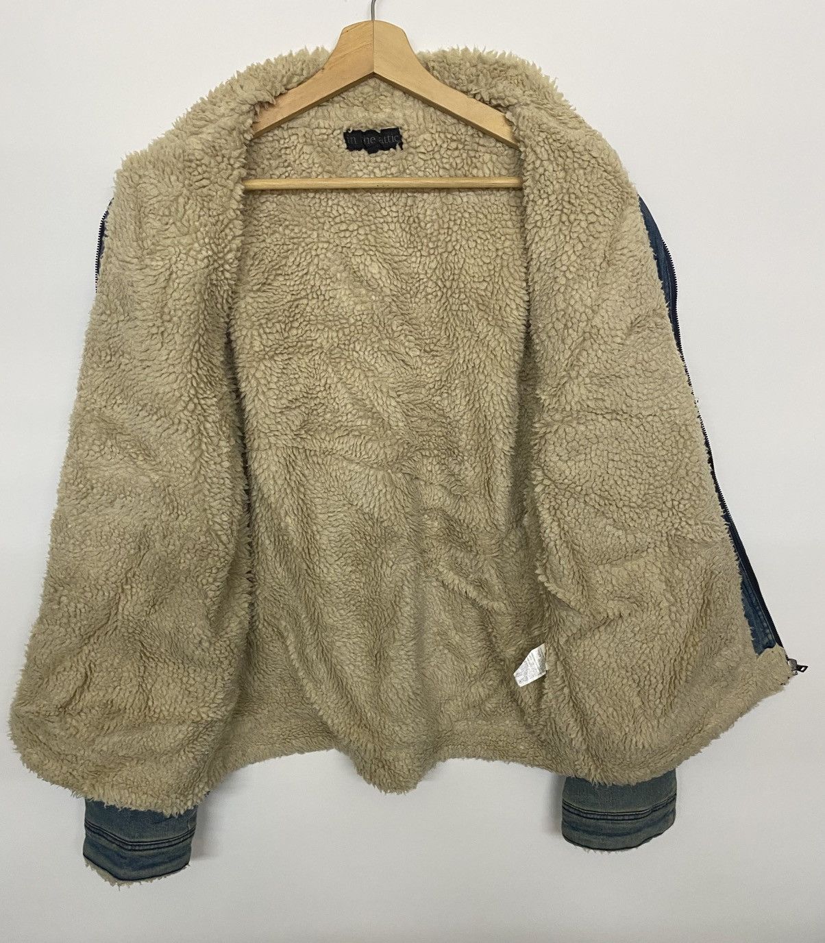 In The Attic Rare 2000s In The Attic Sherpa Denim Jacket Size US L / EU 52-54 / 3 - 6 Thumbnail
