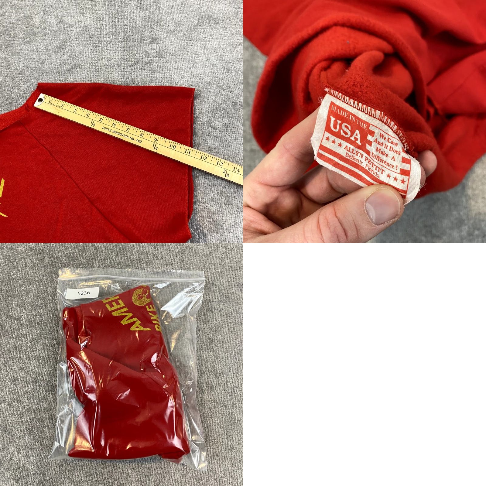 Vintage VINTAGE Motorcycle Shirt Mens One Size Red 1994 Daytona Biker Week Rag Gym 90s Size US M / EU 48-50 / 2 - 8 Thumbnail
