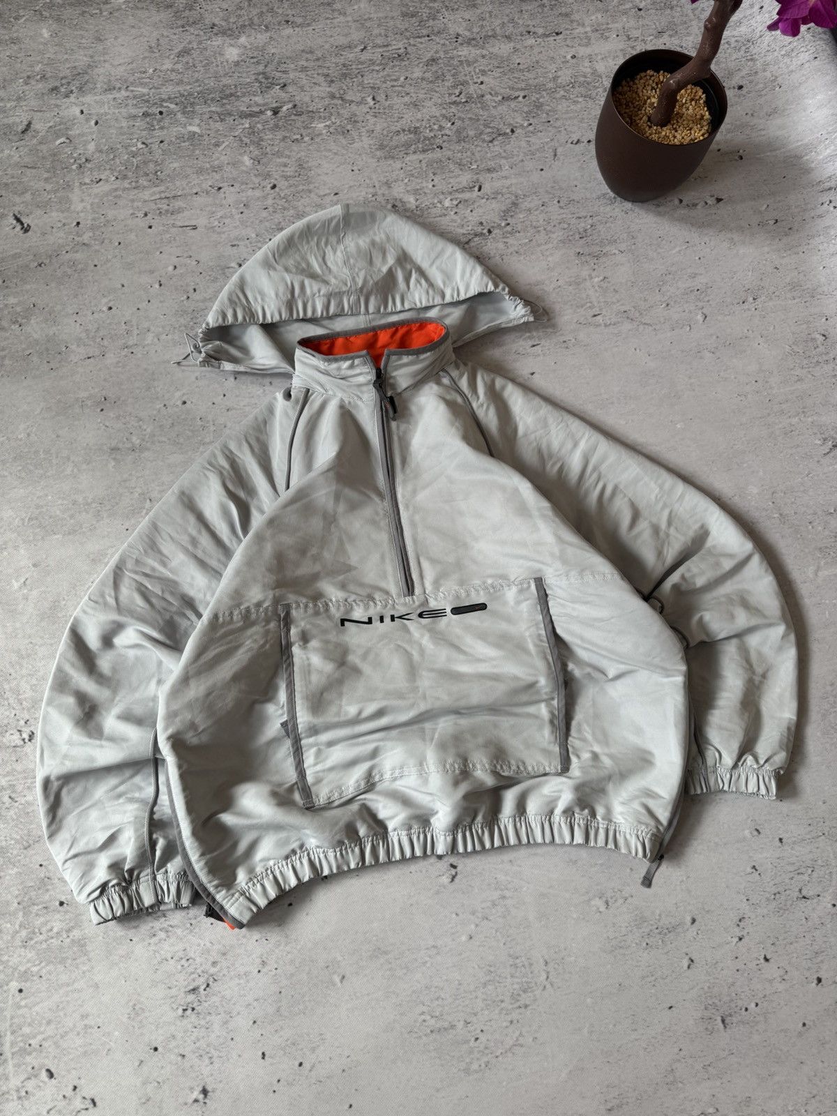 Nike × Vintage NIKE VINTAGE BASIC LOGO OVERSIZE BAGGY LIGHT JACKET Size US L / EU 52-54 / 3 - 1 Thumbnail