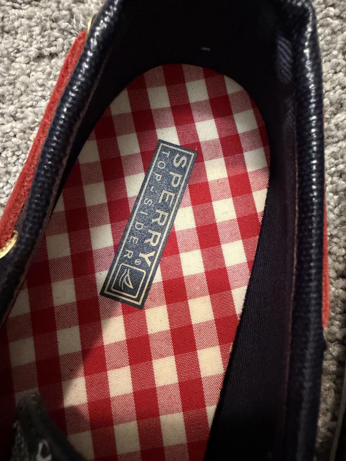 Other Sperry Top-Sider Navy White Anchor Print Boat Shoes Size 7 Size US 7 / IT 37 - 3 Thumbnail
