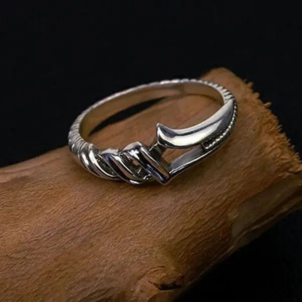 VIBE Spear Of Longinus Round Open Ring Size ONE SIZE - 4 Thumbnail